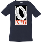 T-Shirts Navy / 6 Months Obey One Ring Infant Premium T-Shirt