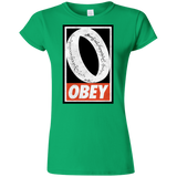 T-Shirts Irish Green / S Obey One Ring Junior Slimmer-Fit T-Shirt