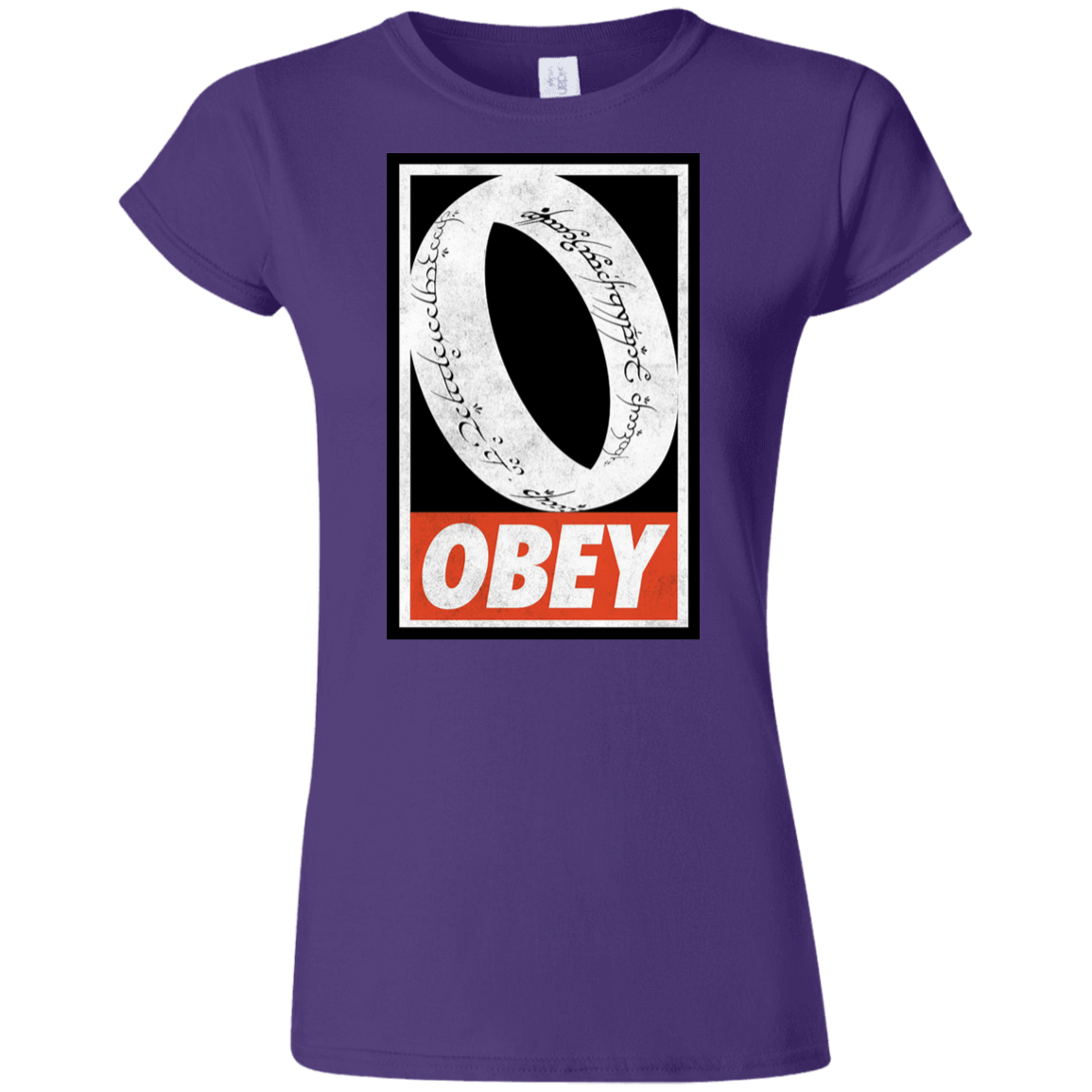 T-Shirts Purple / S Obey One Ring Junior Slimmer-Fit T-Shirt