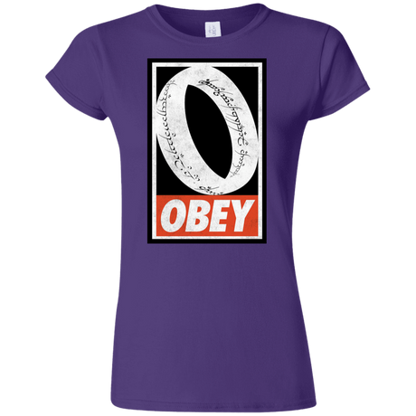 T-Shirts Purple / S Obey One Ring Junior Slimmer-Fit T-Shirt