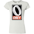 T-Shirts White / S Obey One Ring Junior Slimmer-Fit T-Shirt