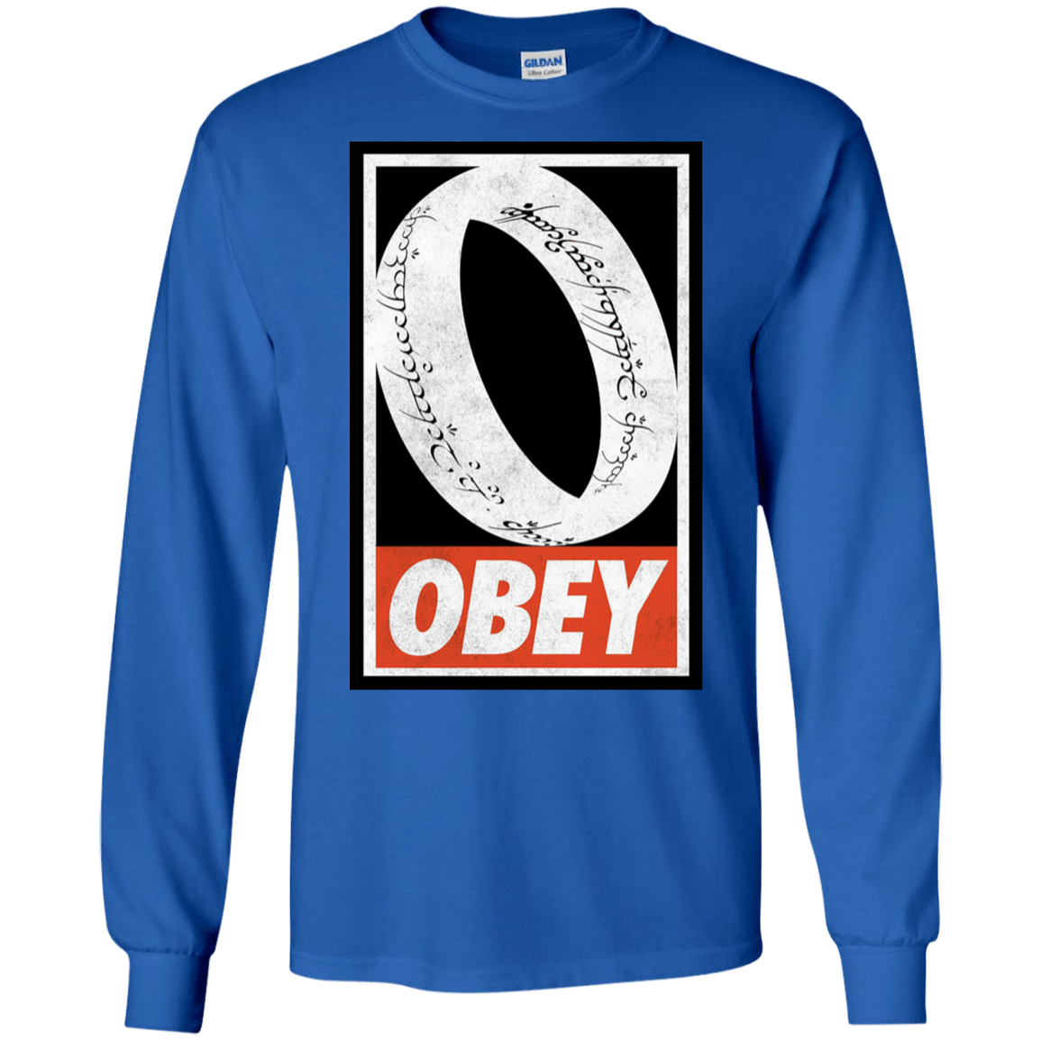 Obey One Ring Men's Long Sleeve T-Shirt – Pop Up Tee