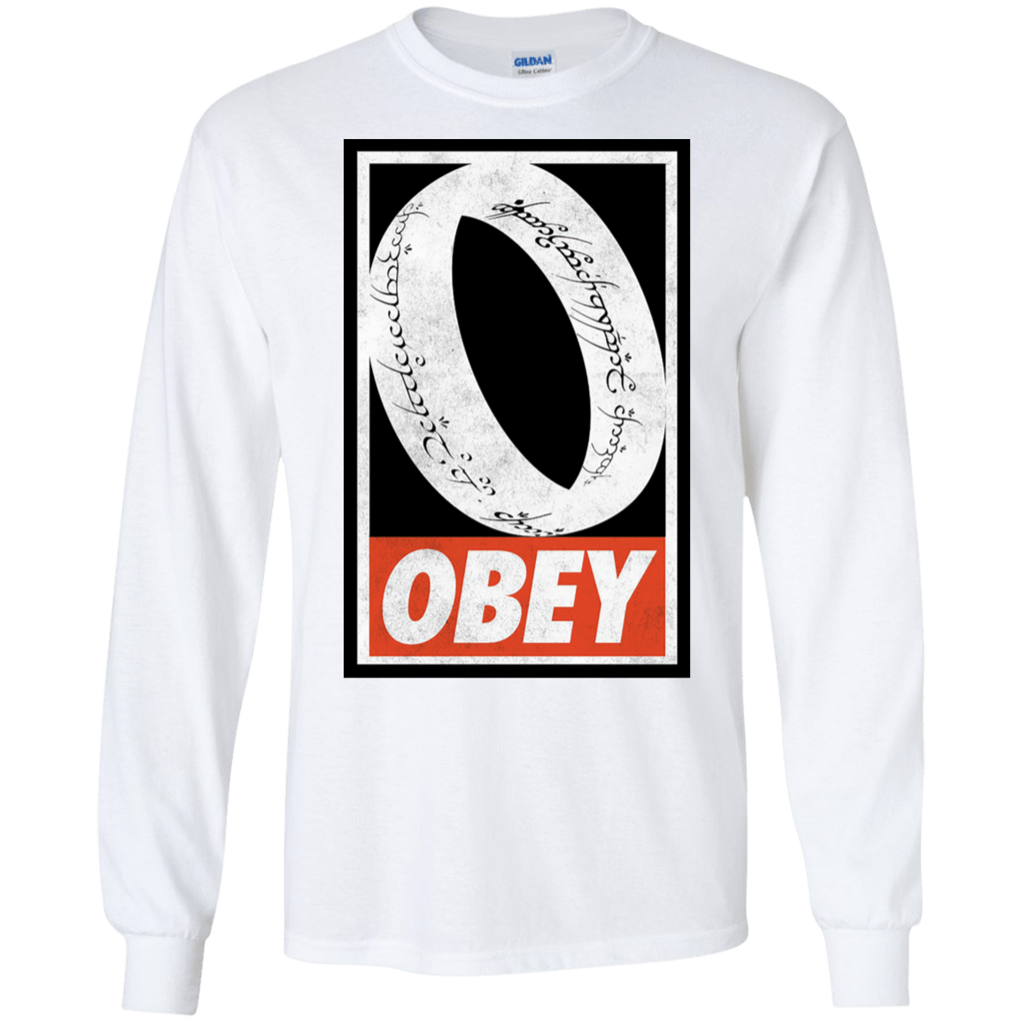 Obey One Ring Men's Long Sleeve T-Shirt – Pop Up Tee