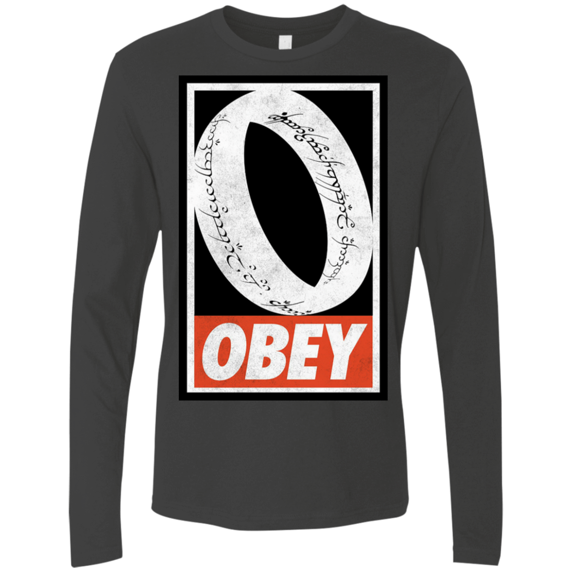 T-Shirts Heavy Metal / S Obey One Ring Men's Premium Long Sleeve