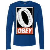T-Shirts Royal / S Obey One Ring Men's Premium Long Sleeve