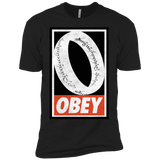 T-Shirts Black / X-Small Obey One Ring Men's Premium T-Shirt