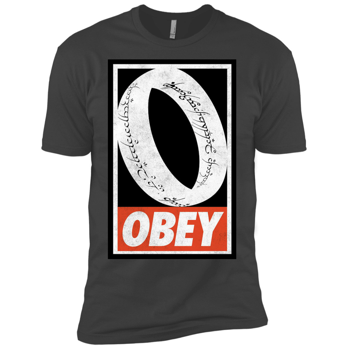 T-Shirts Heavy Metal / X-Small Obey One Ring Men's Premium T-Shirt