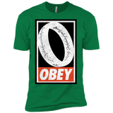 T-Shirts Kelly Green / X-Small Obey One Ring Men's Premium T-Shirt