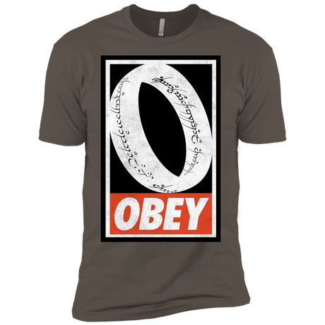 T-Shirts Warm Grey / X-Small Obey One Ring Men's Premium T-Shirt