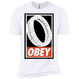 T-Shirts White / X-Small Obey One Ring Men's Premium T-Shirt