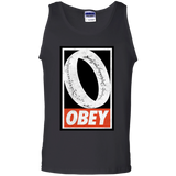 T-Shirts Black / S Obey One Ring Men's Tank Top