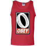 T-Shirts Red / S Obey One Ring Men's Tank Top