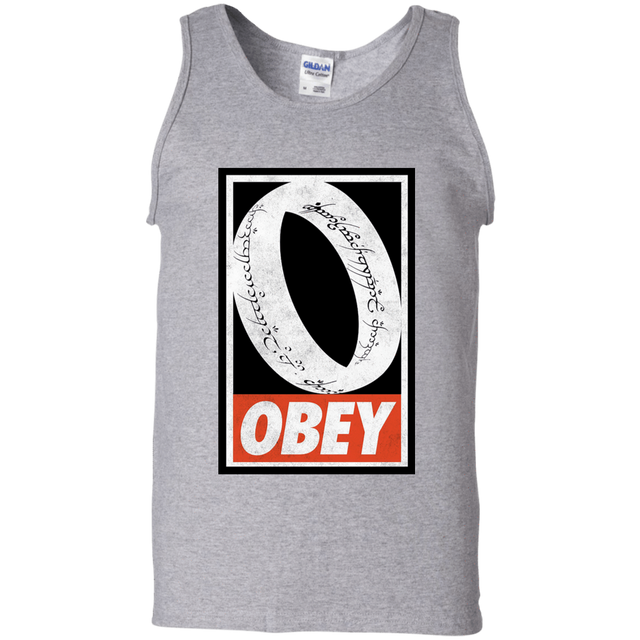 T-Shirts Sport Grey / S Obey One Ring Men's Tank Top