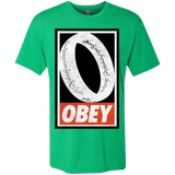 T-Shirts Envy / S Obey One Ring Men's Triblend T-Shirt