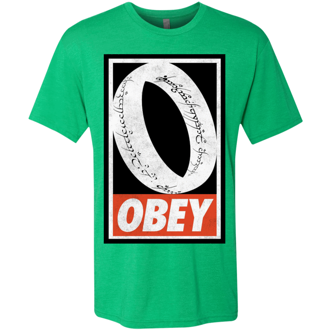 T-Shirts Envy / S Obey One Ring Men's Triblend T-Shirt