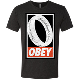 T-Shirts Vintage Black / S Obey One Ring Men's Triblend T-Shirt