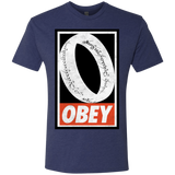 T-Shirts Vintage Navy / S Obey One Ring Men's Triblend T-Shirt