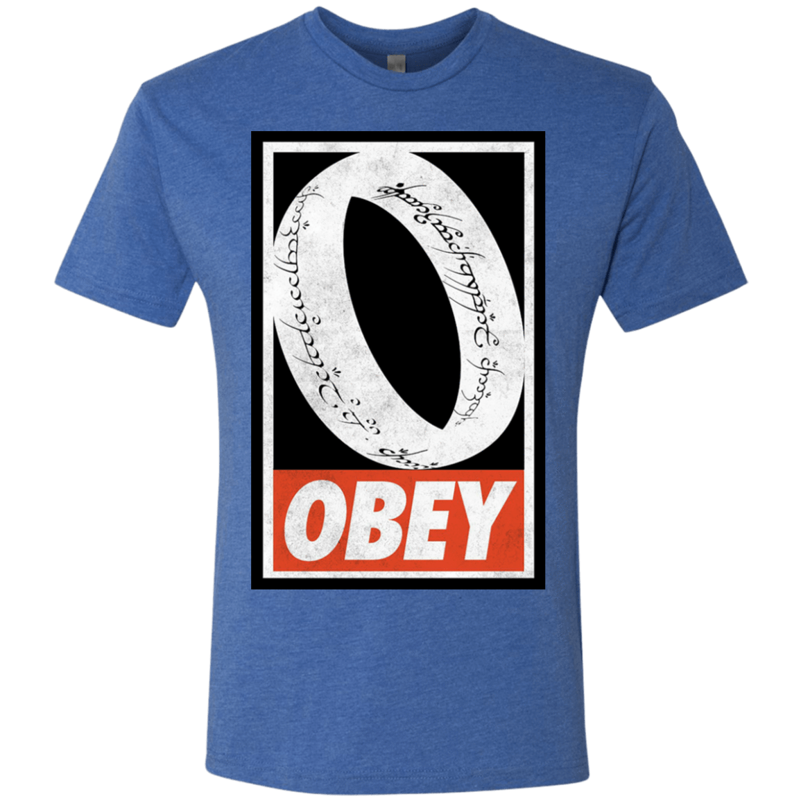 T-Shirts Vintage Royal / S Obey One Ring Men's Triblend T-Shirt
