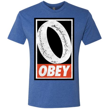 T-Shirts Vintage Royal / S Obey One Ring Men's Triblend T-Shirt