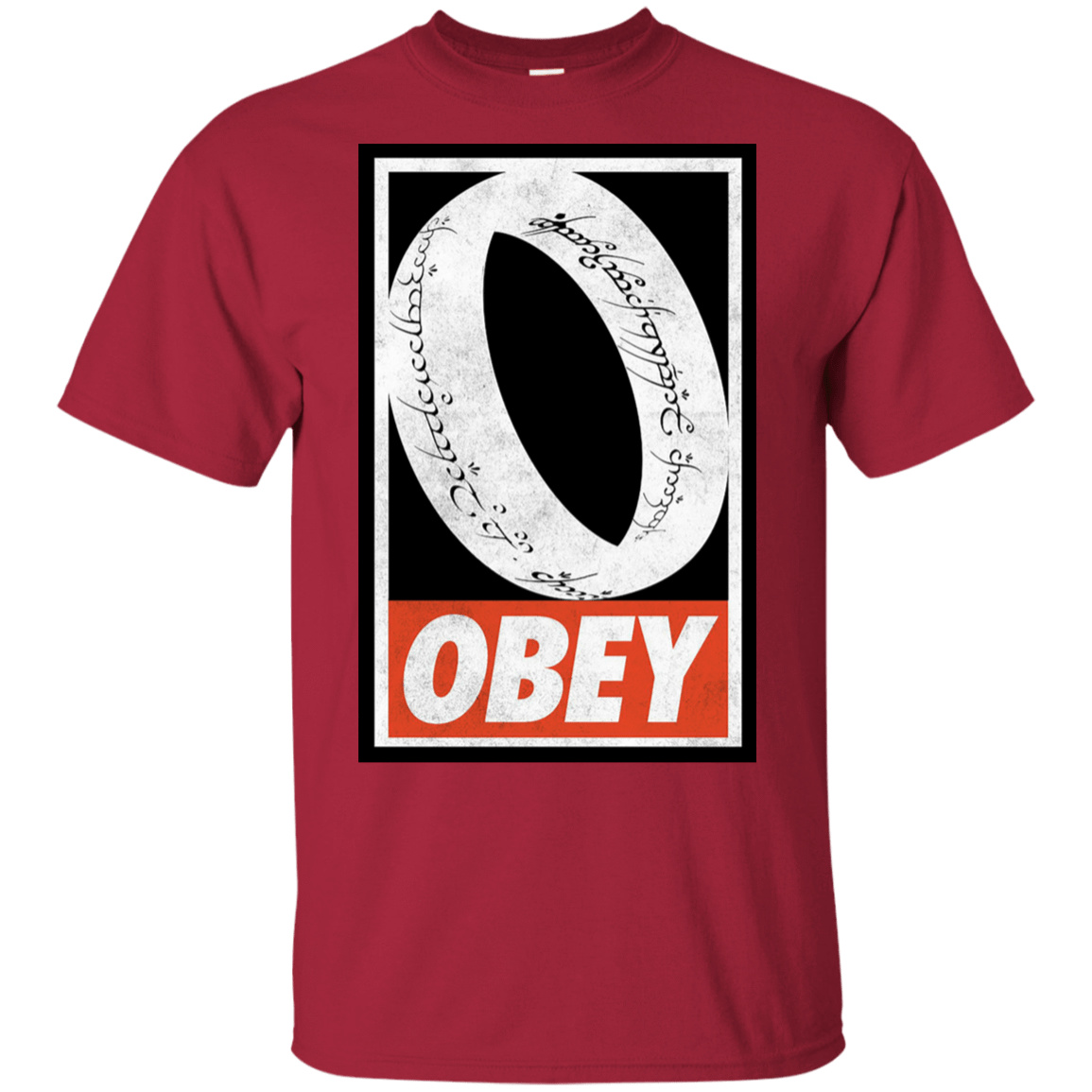 T-Shirts Cardinal / S Obey One Ring T-Shirt