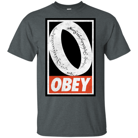 T-Shirts Dark Heather / S Obey One Ring T-Shirt
