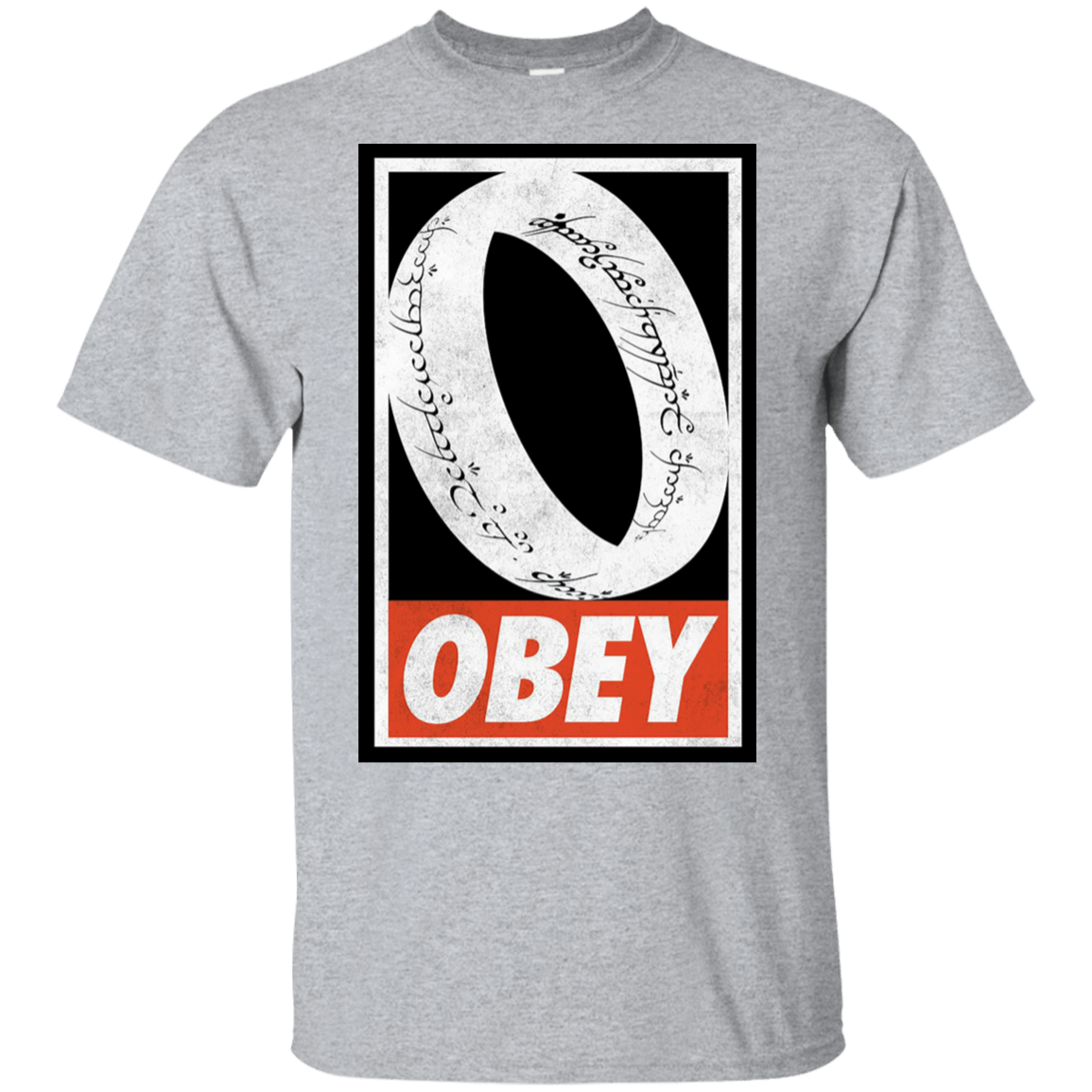 T-Shirts Sport Grey / S Obey One Ring T-Shirt