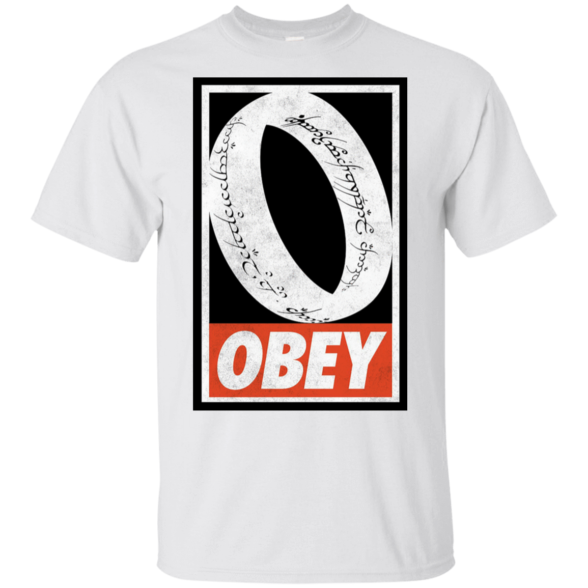 T-Shirts White / S Obey One Ring T-Shirt