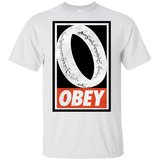 T-Shirts White / S Obey One Ring T-Shirt