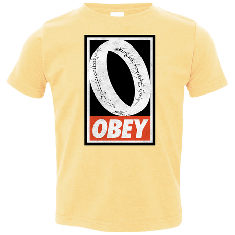 T-Shirts Butter / 2T Obey One Ring Toddler Premium T-Shirt