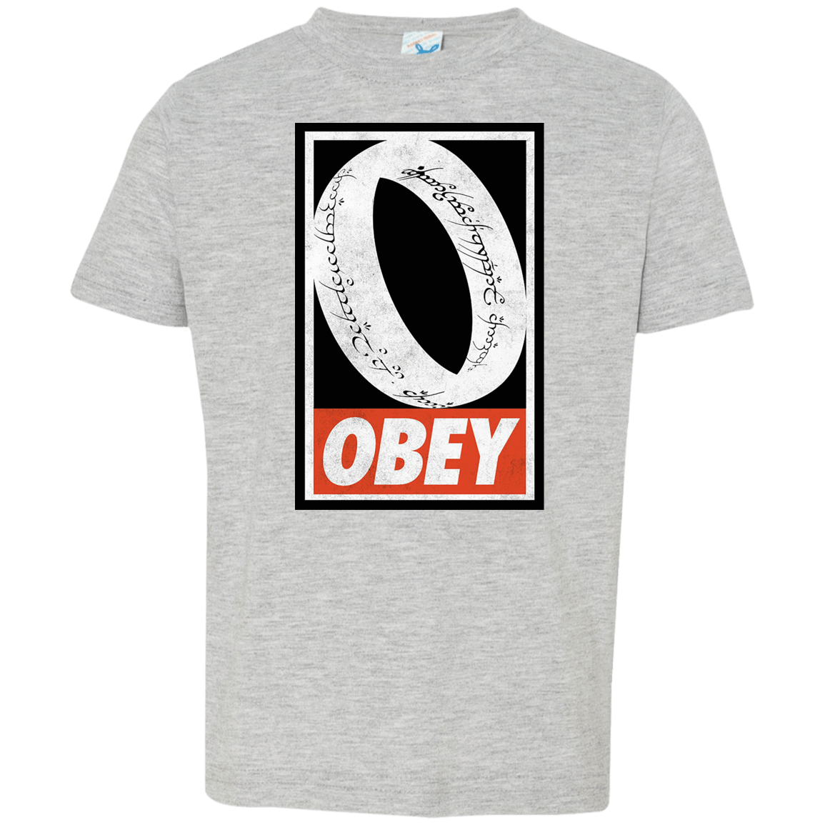 T-Shirts Heather Grey / 2T Obey One Ring Toddler Premium T-Shirt