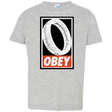T-Shirts Heather Grey / 2T Obey One Ring Toddler Premium T-Shirt