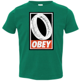 T-Shirts Kelly / 2T Obey One Ring Toddler Premium T-Shirt