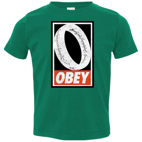 T-Shirts Kelly / 2T Obey One Ring Toddler Premium T-Shirt