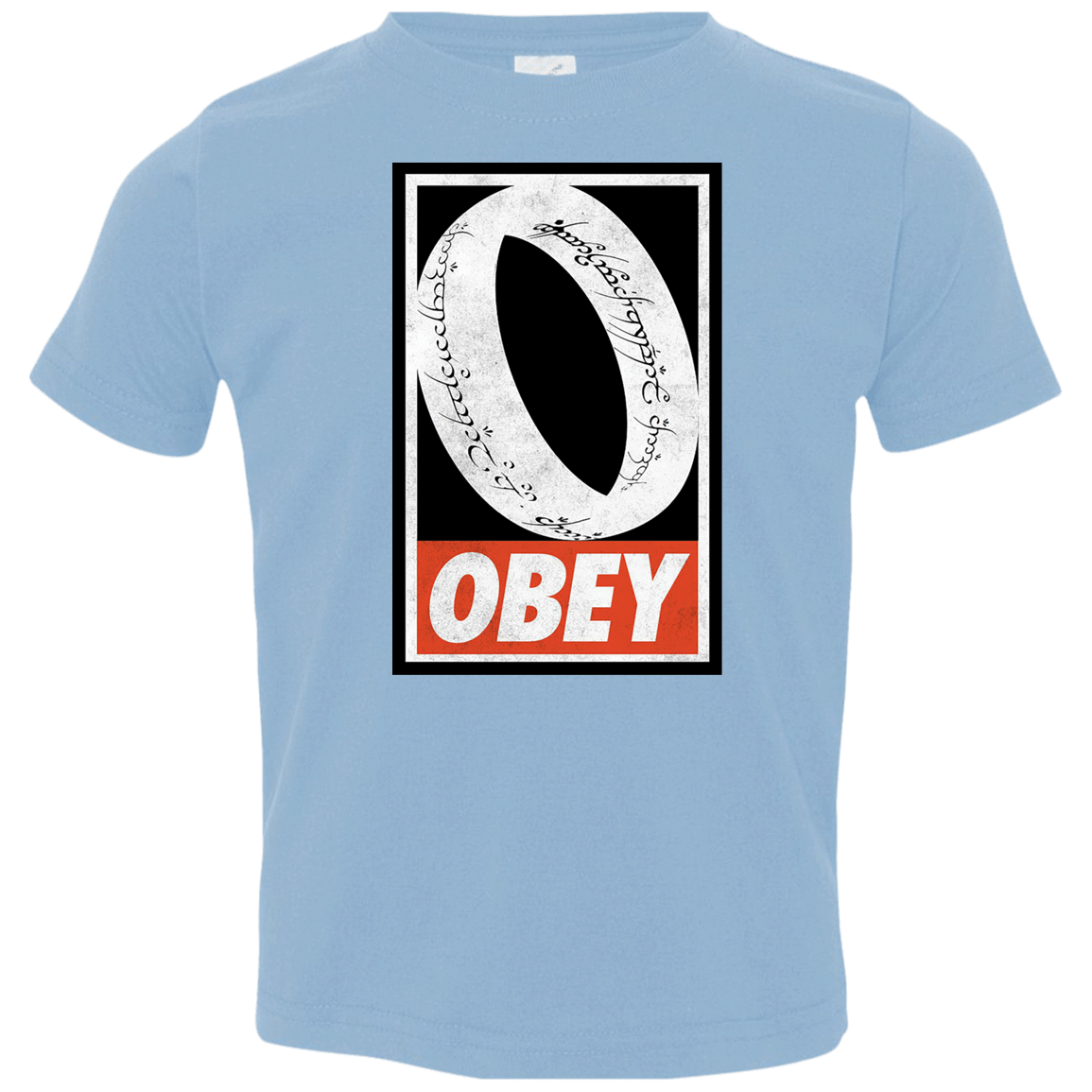 T-Shirts Light Blue / 2T Obey One Ring Toddler Premium T-Shirt