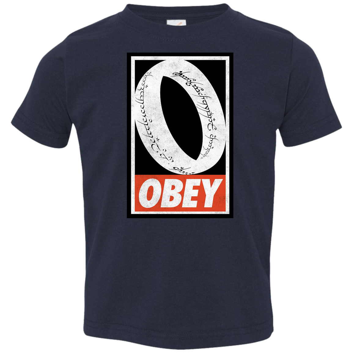 T-Shirts Navy / 2T Obey One Ring Toddler Premium T-Shirt