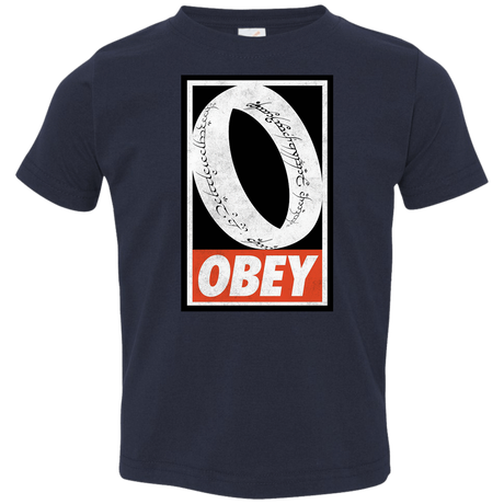 T-Shirts Navy / 2T Obey One Ring Toddler Premium T-Shirt