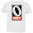 T-Shirts White / 2T Obey One Ring Toddler Premium T-Shirt