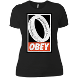 T-Shirts Black / X-Small Obey One Ring Women's Premium T-Shirt