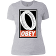 T-Shirts Heather Grey / X-Small Obey One Ring Women's Premium T-Shirt