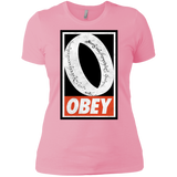 T-Shirts Light Pink / X-Small Obey One Ring Women's Premium T-Shirt