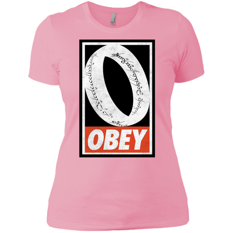 T-Shirts Light Pink / X-Small Obey One Ring Women's Premium T-Shirt