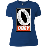 T-Shirts Royal / X-Small Obey One Ring Women's Premium T-Shirt