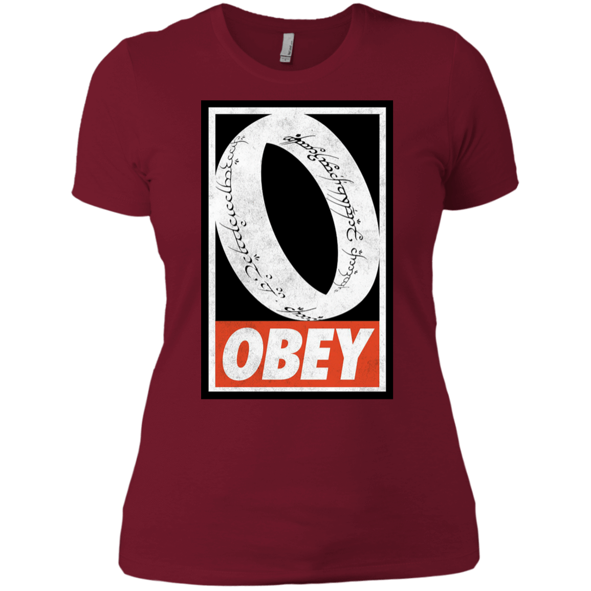 T-Shirts Scarlet / S Obey One Ring Women's Premium T-Shirt