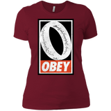T-Shirts Scarlet / S Obey One Ring Women's Premium T-Shirt