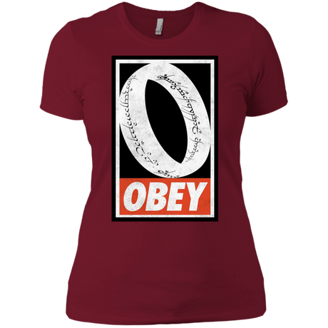 T-Shirts Scarlet / S Obey One Ring Women's Premium T-Shirt