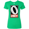 T-Shirts Envy / S Obey One Ring Women's Triblend T-Shirt