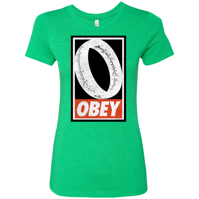 T-Shirts Envy / S Obey One Ring Women's Triblend T-Shirt