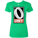 T-Shirts Envy / S Obey One Ring Women's Triblend T-Shirt