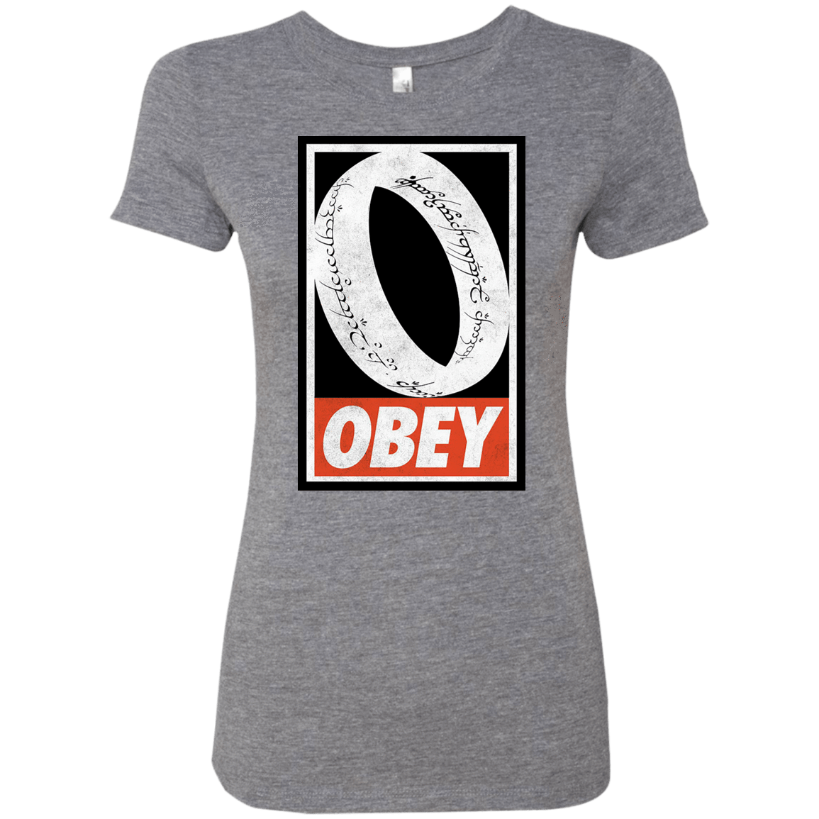 T-Shirts Premium Heather / S Obey One Ring Women's Triblend T-Shirt