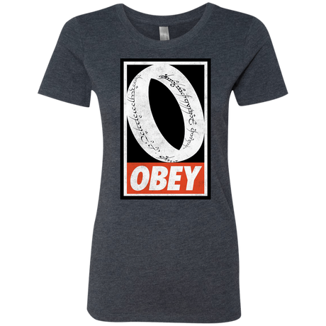 T-Shirts Vintage Navy / S Obey One Ring Women's Triblend T-Shirt